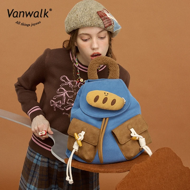 Vanwalk Multiple Pockets  Pizza backpack V2861 - Image 3