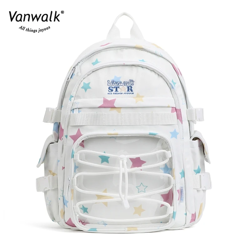 Vanwalk Multiple Pockets  Lucky Star backpack V2888 - Image 10