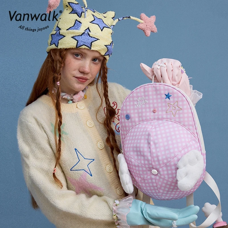 Vanwalk Fashion Streetwear Lucky Star Backpack V2880