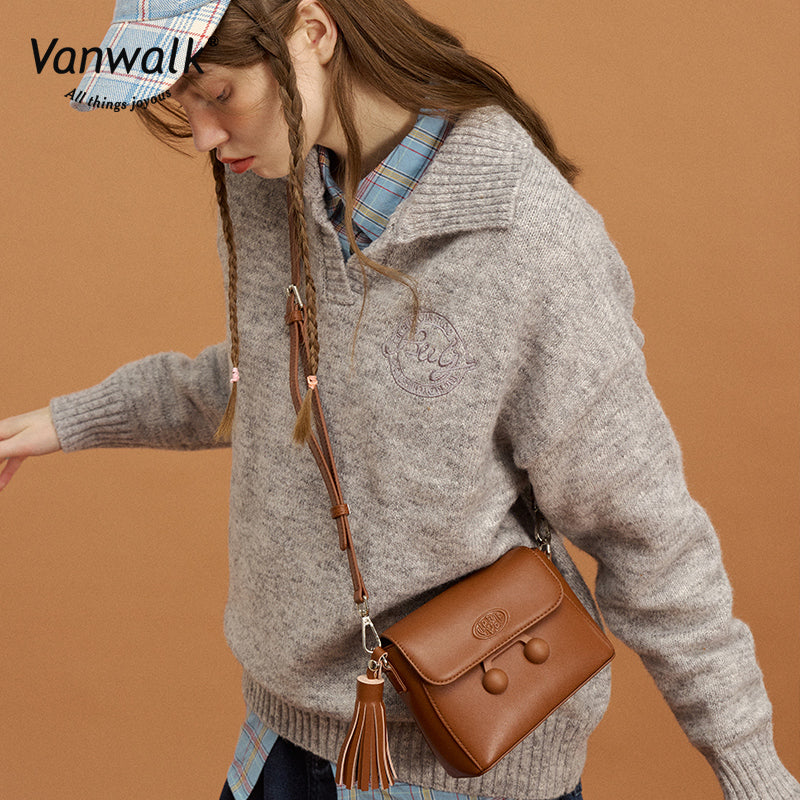 Vanwalk Water-Resistant Christmas Series Crossbody Bag V2874 - Image 2