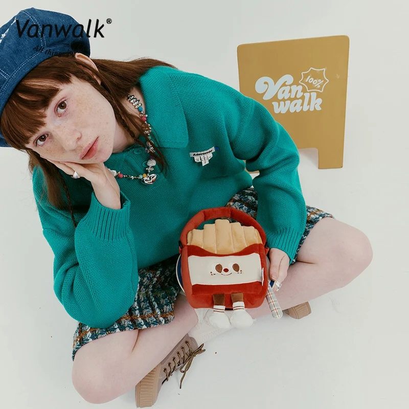 Vanwalk  Water-Resistant  Bread House  Crossbody Bag V2530 - Image 4