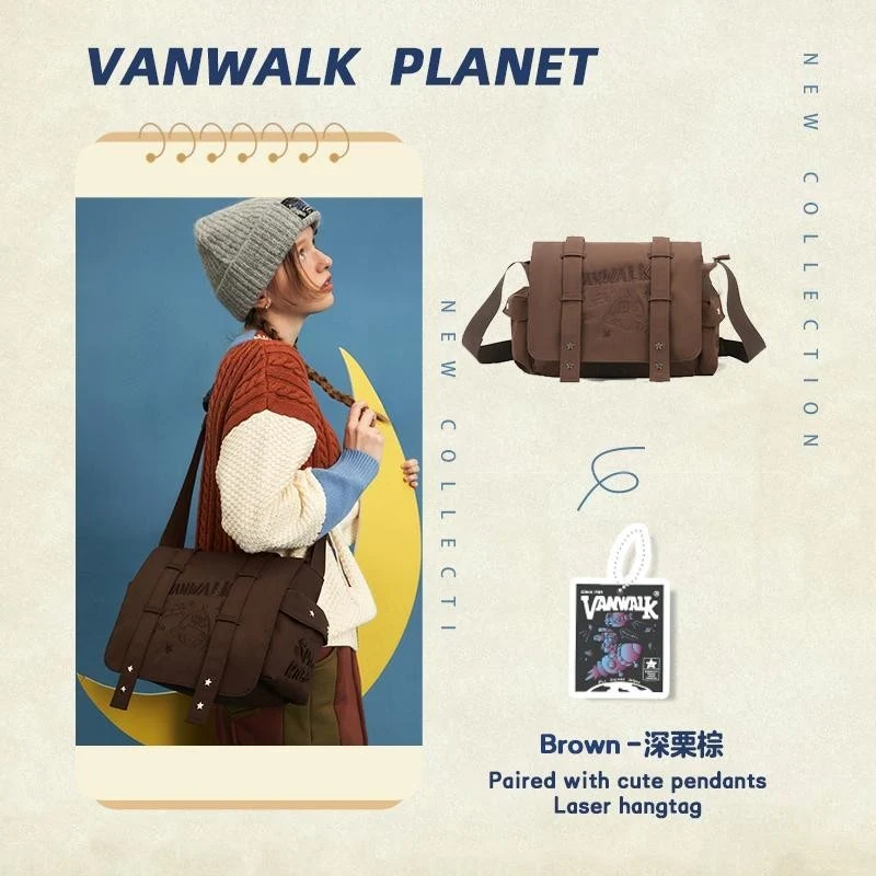 Vanwalk Water-ResistantPlanet Rabbit Crossbody Bag V2557 - Image 5
