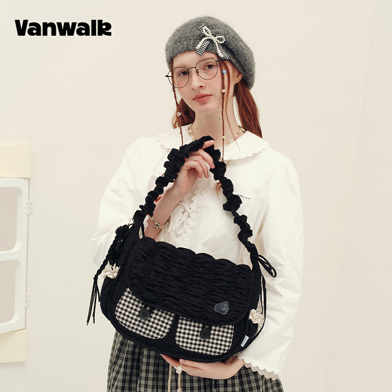 VANWALK Journal House Series Original Shoulder Bags Handbag V3021 - Image 8