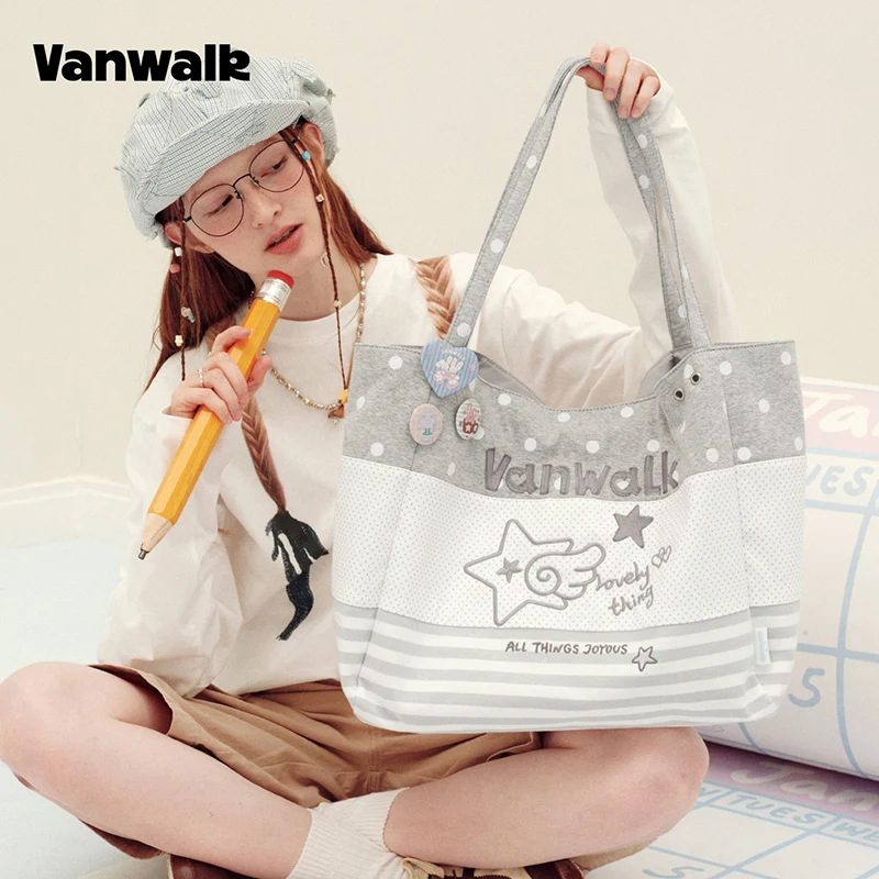 vanwalk Large Capacity Planner House Series Shoulder Bag v3017 - Image 5