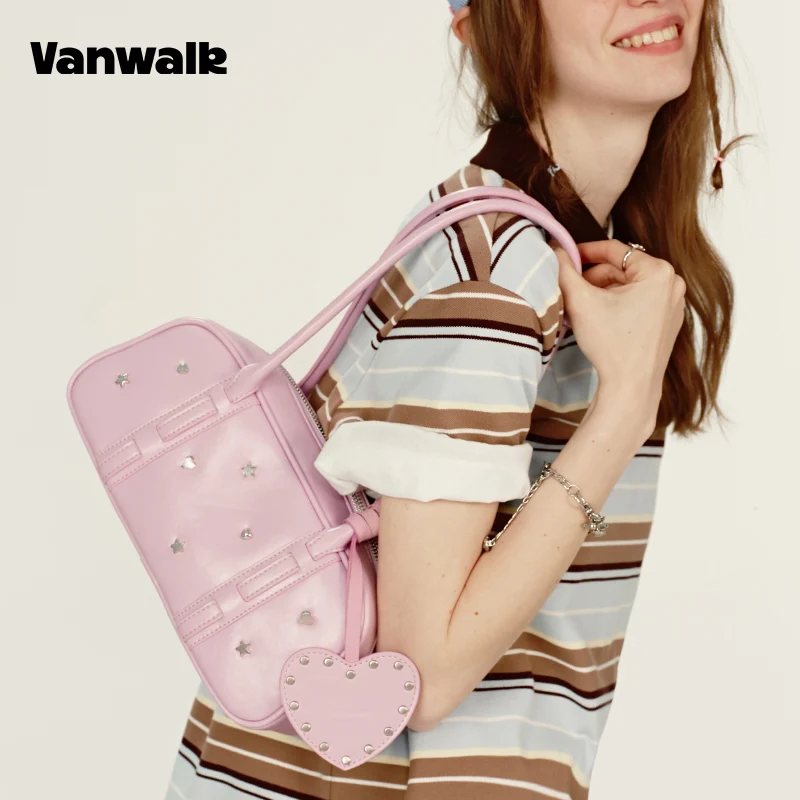 VANWALK Niche lovely note Shoulder Bag v2895 - Image 3