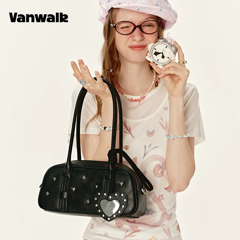 VANWALK Niche lovely note Shoulder Bag v2895 - Image 4