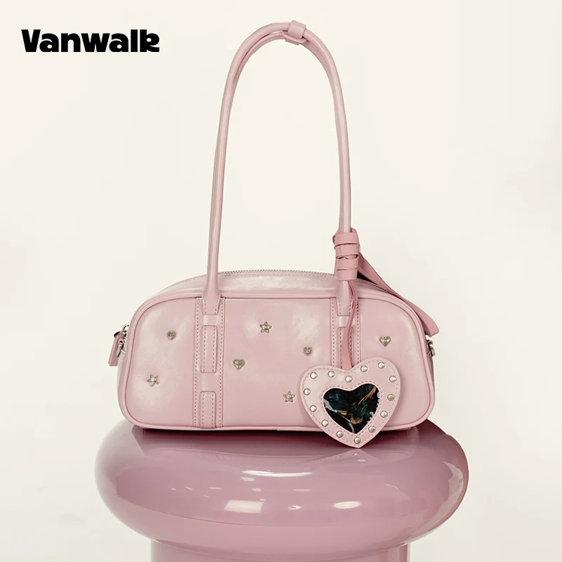 VANWALK Niche lovely note Shoulder Bag v2895 - Image 5