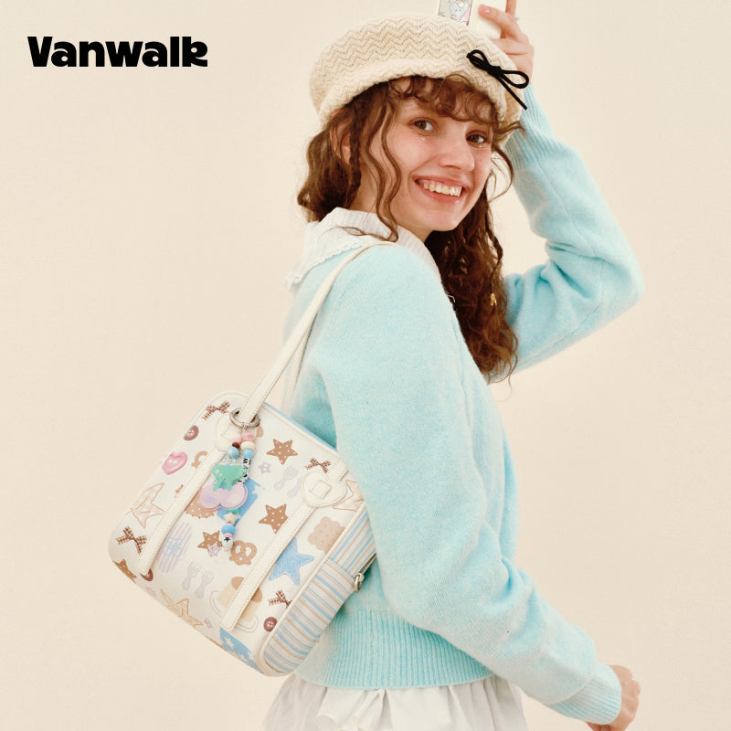 VANWALK Pinecone Tribe Series Original Shoulder Bags Handbag V2975 - Image 4