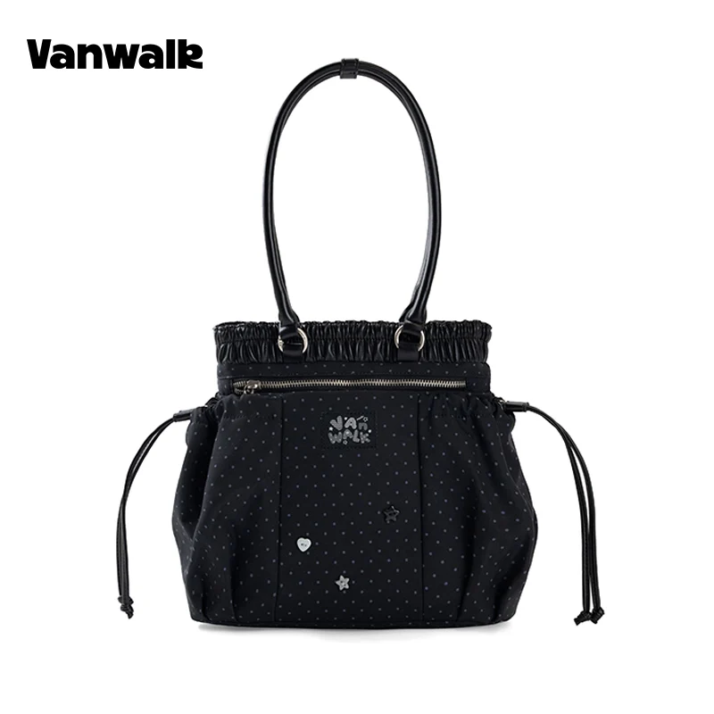 VANWALK Planner House Stylish Drawstring Tote Bag v3003 - Image 9