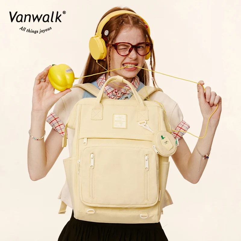 Vanwalk Water-Resistant FUN MARKET backpack V2810 - Image 2