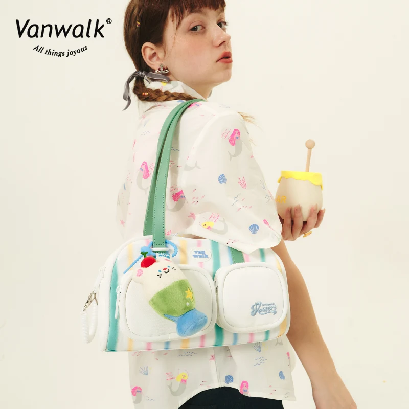 Vanwalk  Water-Resistant Summer Afternoon Tea  Shoulder Bag V2629 - Image 3