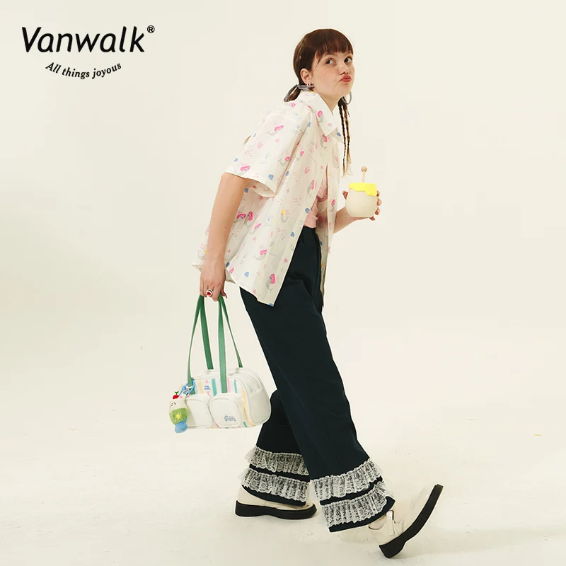 Vanwalk  Water-Resistant Summer Afternoon Tea  Shoulder Bag V2629 - Image 4
