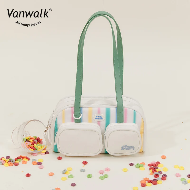 Vanwalk  Water-Resistant Summer Afternoon Tea  Shoulder Bag V2629 - Image 6