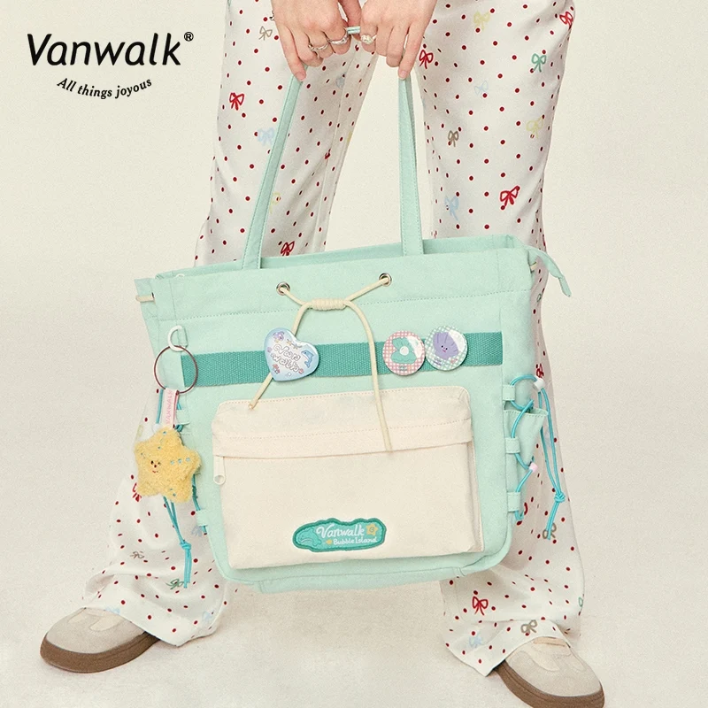 Vanwalk Spacious Bubble Island shoulder bag V2823 - Image 7